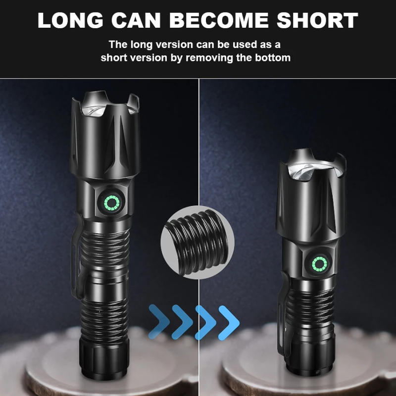 Description Picture 2 of itemZ15 Ultra Bright XHP50 Flashlight Tactical LED Flash Light 5 Lighting Modes Lanterns for Riding Camping Outdoor Waterpr Torch