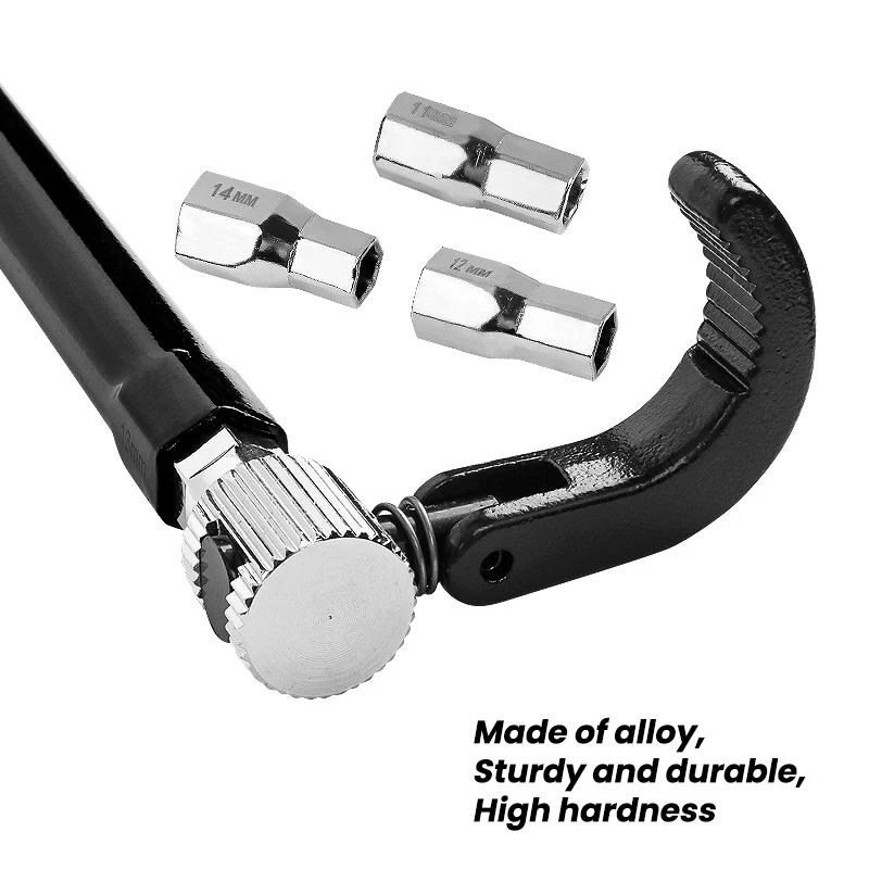 Description Picture 6 of itemFaucet Wrench Hand Tools Plumber Socket Wrench Sink Basin Tap Back Installation Tool 6/8Pcs for Bathroom Faucet Wrench Set