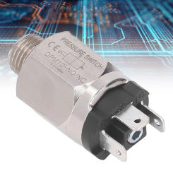Pressure Control Switch Normally Open and Closed Integrated Pressure Switch Professional Adjustable Diaphragm Type for Pump