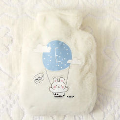 High Quality 250/500/1000ML Plush Hot Water Bottle Bag Mini Explosion-proof Hand Warmer Filled Portable Belly Warmer