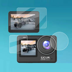 3pcs Clear Soft Film Lens Display Dual Screen Protector Protective Full Cover For SJCAM SJ11 Active/SJ10 Pro Action Sport Camera
