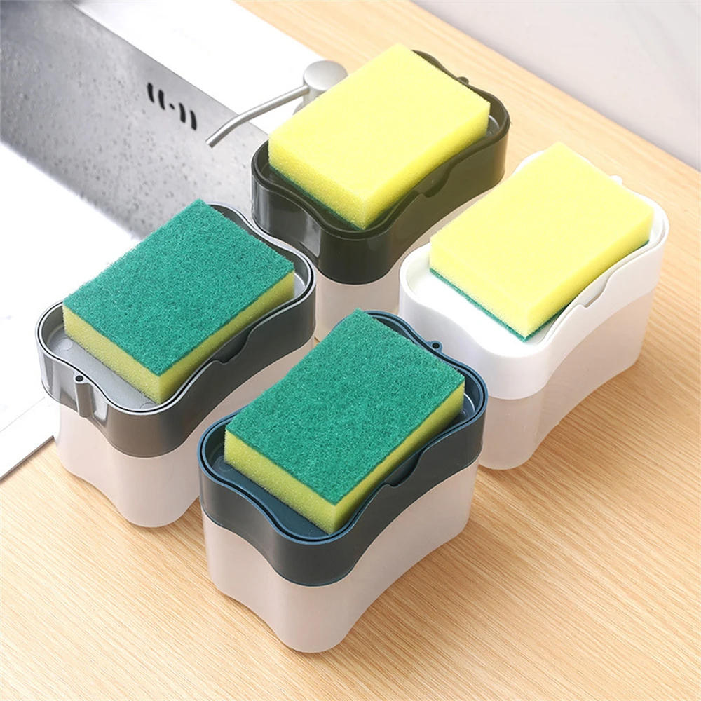 Description Picture 5 of itemKitchen Detergent Press Portable Soap Dispenser Pak Clean Cloth Dishwashing Pot Soap Dispenser Cleaning Tool