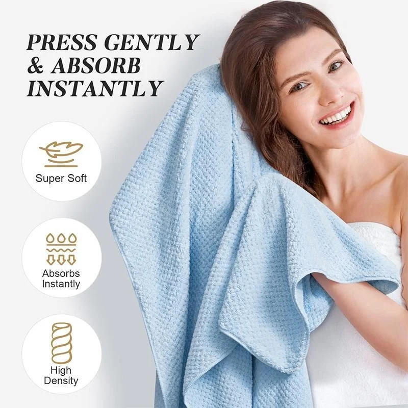 Description Picture 5 of itemMicrofiber Hair Towel Wrap for Women Curly Long Hair,Super Absorbent Hair Plopping Towel Curly for Wet Hair,Soft Hair Drying