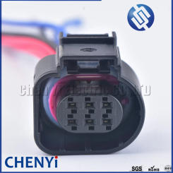 6 Pin female LSU 4.9 Throttle Valve Control Element Auto Temp Sensor Plug 4H0 973 713 4H0973713 wiring harness Connector for VW