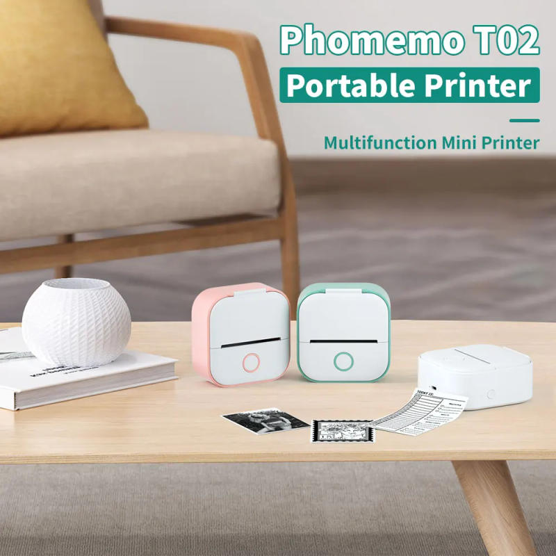 Description Picture 5 of itemPhomemo T02 Portable Mini Printer Thermal Pocket Printer Self-adhesive Stickers Use for DIY,Journal impresora termica portatil