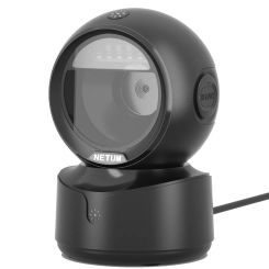 NETUM A5 2D Desktop Barcode Scanner, Omnidirectional Hands-Free Wired USB Big Barcode Reader 1D QR Screen Barcodes Scanning
