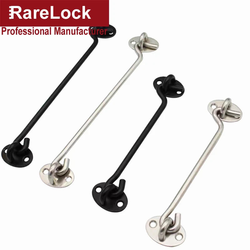 Description Picture 6 of itemStainless Door Hasp Window Hook Door Limit Fixing Windproof Brace Hook Lock Sliding Door Lock MA126 H