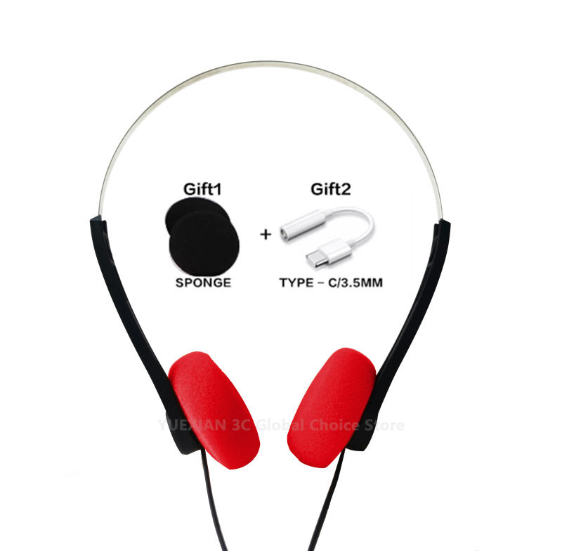 Description Picture 6 of itemIns New Underwire Headphone Music Mp3 Walkman Retro Feelings Portable Voice Wired Small Headphones Sports Fashion Photo Props