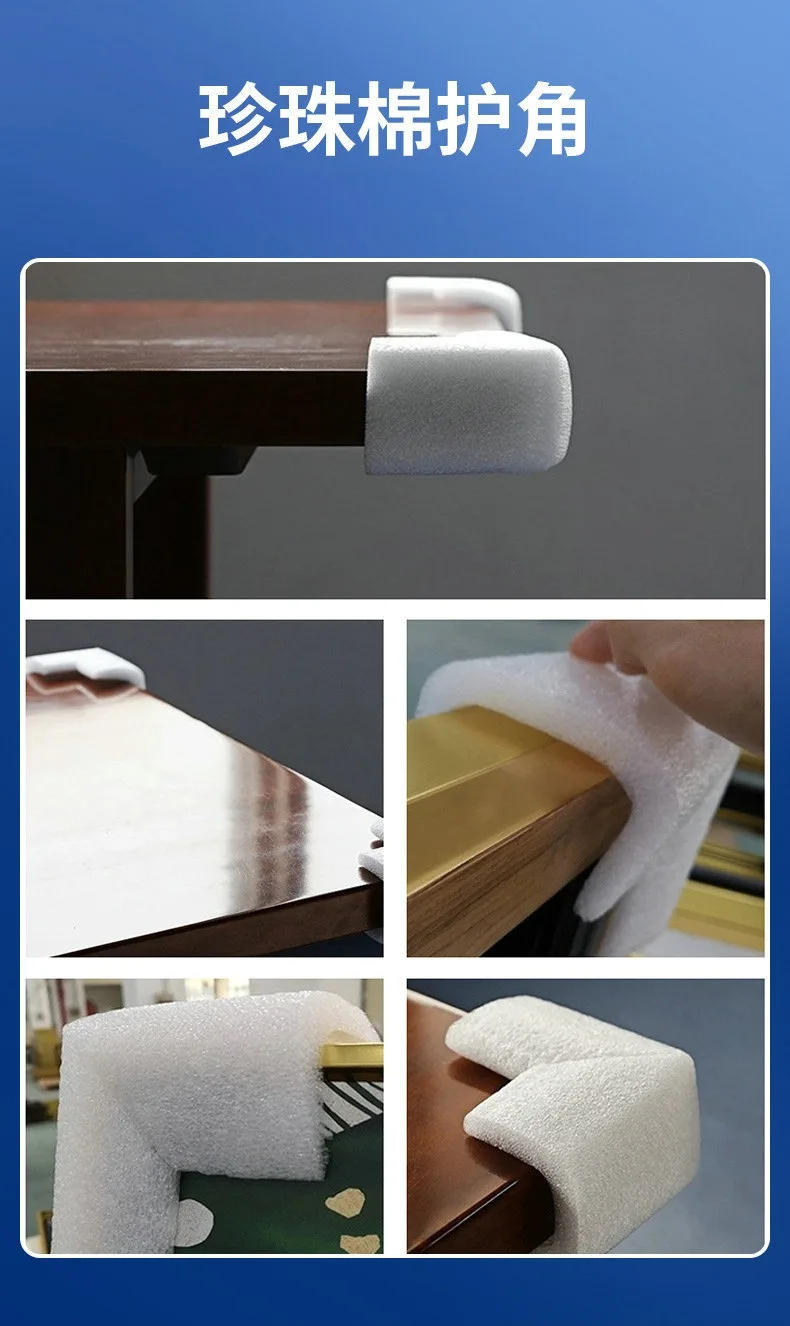 Description Picture 3 of itemPearl Cotton Corner Protector Door Frame Table Corner Protect Glass Mirror Photo Frame Fragile Articles Transport Packing 100pcs