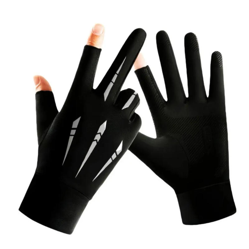 Description Picture 4 of itemSummer Fishing Gloves Ice Silk Non-Slip Sun Protection Cycling Gloves Thin Anti-UV Outdoor Sports Motorcycle Gloves