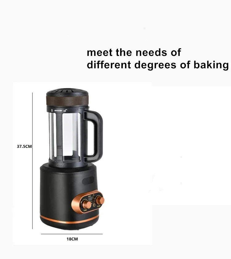Description Picture 3 of item220V/110V Automatic Coffee Roaster Small Hot Air Coffee Roaster Home Coffee Bean Machine Electric Bean Roaster