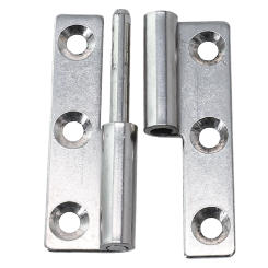 Lift Off Door Butt Hinges Stainless Steel Detachable Hinge 2/2.5/3/4 Inch Flag Shape Hinge Left Right Door Hinges Hardware