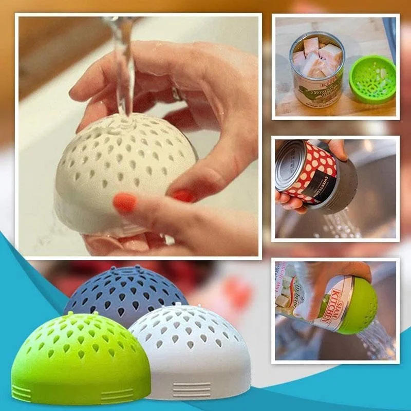 Description Picture 4 of itemSilicone Gel Filter Water Filter Cover Silica Filter Funnel Multi-use Mini Colander Food Mesh Can Drainer Kitchen Accessories