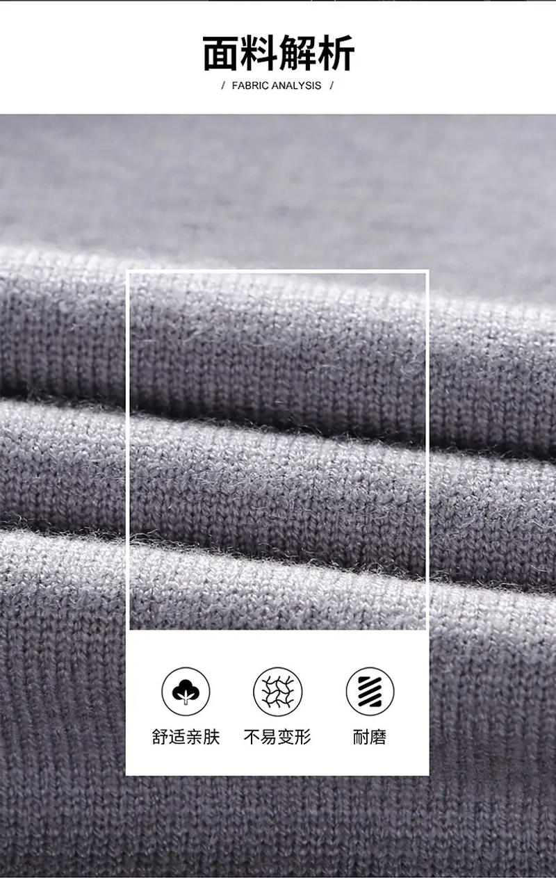 Description Picture 6 of item2024 men's spring new long sleeved knitted cardigan casual jacket men's clothing