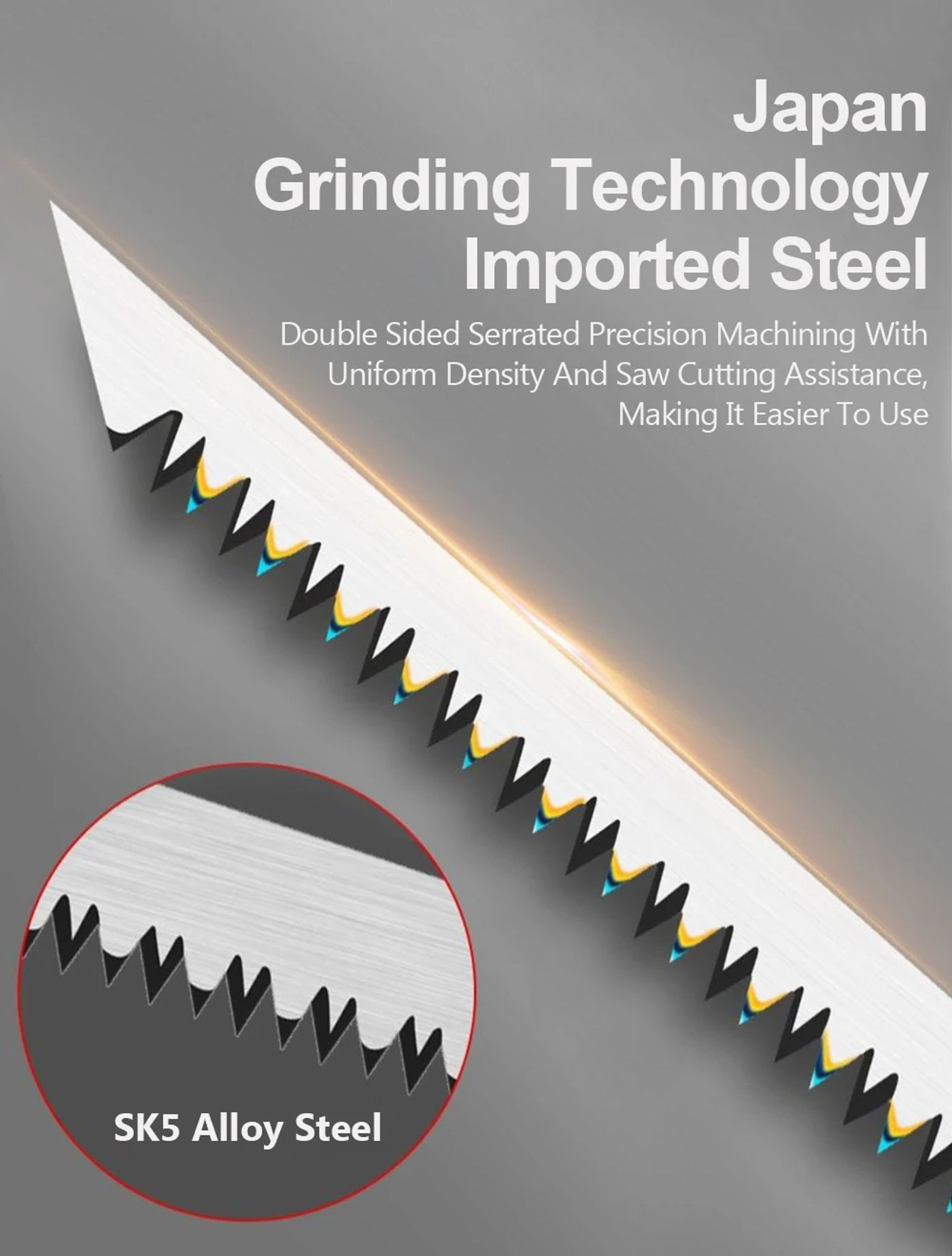Description Picture 3 of itemSK5 Detachable Chicken Tail Handle Saw Garden Pruning Tree Felling Cutting Woodworking Tool Shaped Hand Pulled Multifunction Saw