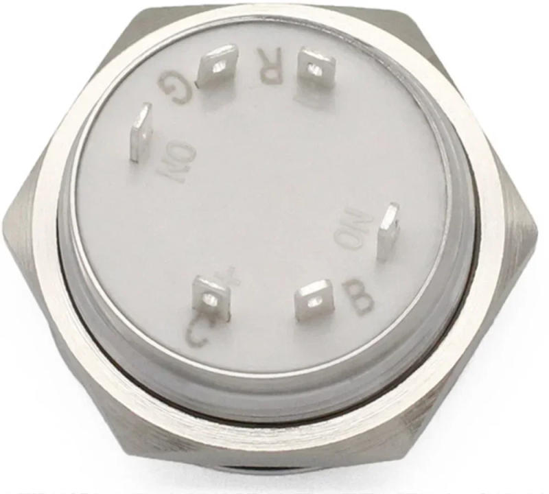 Description Picture 6 of item16/19/22/25/30 mm Custom Pattern DIY Waterproof Led Light Momentary Pressure Push Button Switch Self Reset Symbol 5v 24v 220v