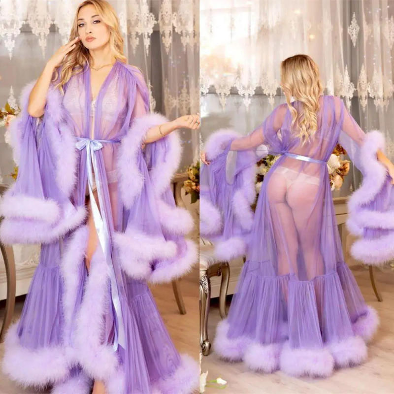 Description Picture 6 of item2M Thick Turkey Feather Boa 11-50g for Soft White Scarf Clothing Christmas tree Ribbon Decor Shawl DIY Craft Wedding Dress Pluma