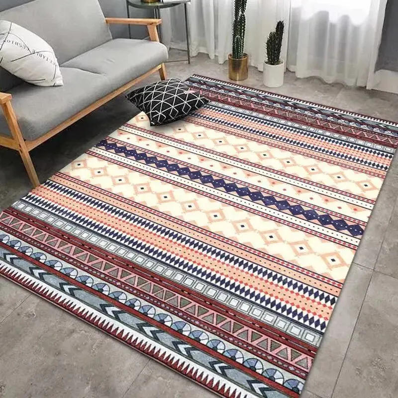 Description Picture 4 of itemNordic Crystal Velvet Carpet Living Room Coffee Table Carpet Sofa Non-slip and Dirt Carpet Full Carpet Bedroom Full Carpet