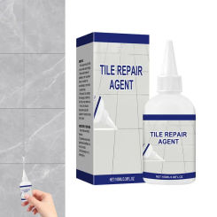 Tile Grout Repair White Quick Drying White Construction Adhesive Grout Repair 100ml Grout Sealer Tile Grout Paint Quick Drying