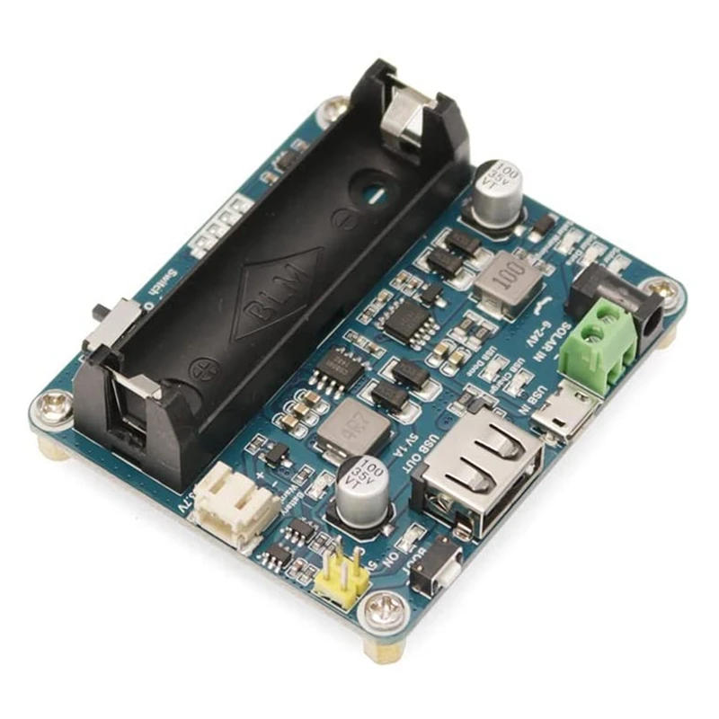 Description Picture 6 of itemWaveshare Solar Power Management Module For 6V-24V Solar Panel,Supports MPPT Function,USB Connection Battery Charging