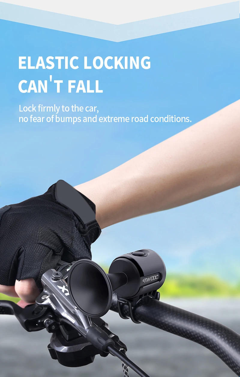 Description Picture 5 of itemElectric Bicycle Horn Bike Bell Accessories Horns Speakers 120db Loud Warning Sound Waterproof bocina For Kids Scooters Bikes