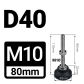 D40xM10x80mm