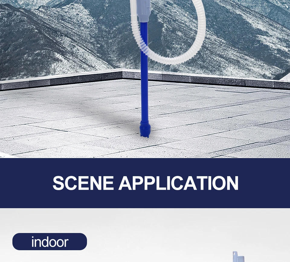 Description Picture 3 of item1Pcs Water Diesel-Gas Oil Fish Transfer Pump Portable Handheld-Battery Powered Plastic Liquid Sewage Pumping Manual Sucker Pump