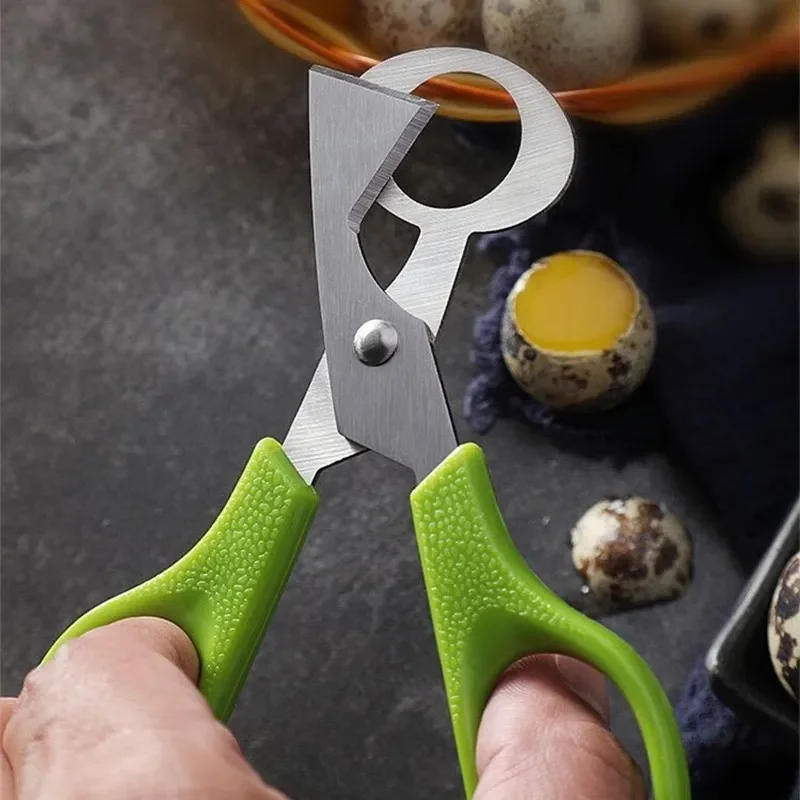 Description Picture 3 of itemPigeon Quail Open Crack Small Egg Shell Scissor Cut Bird Eggshell Separator Cigar Cutter Opener Tool Clipper Cracker Blade Shear