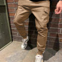 New Men Cargo Pants Multi Pocket Drawstring Outdoor Man Sweatpants Male Hip Hop Joggers Pants Fashion Sweatpants Overalls Casual