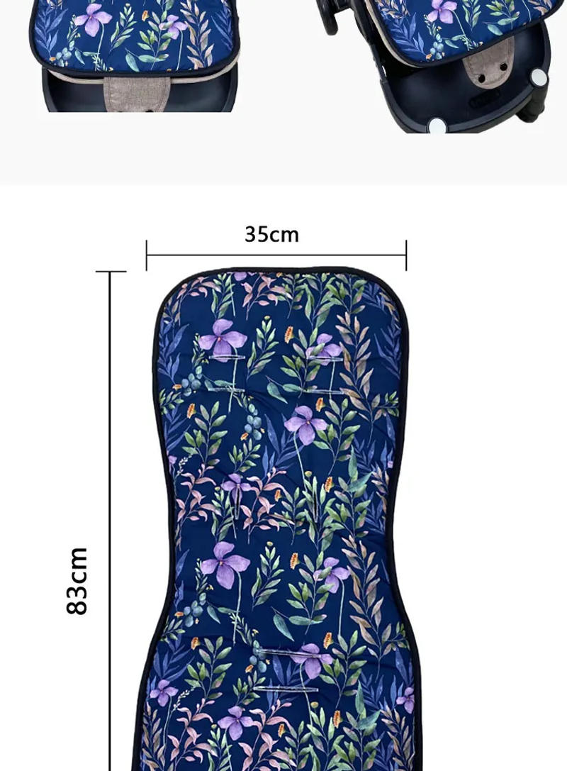 Description Picture 4 of itemBaby Stroller Seat Cushion Kids Pushchair Car Cart High Chair Seat Trolley Soft Mattress Baby Stroller Cushion Accessories