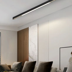 Surface mounted without main lamp living room lighting grille led ceiling lamp restaurant balcony home bedroom long linear lamps