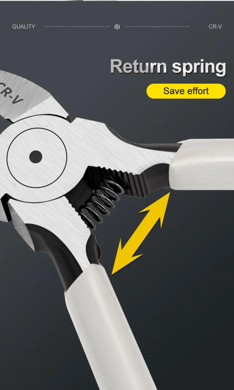 Description Picture 6 of itemYLONDAO Wire Cutters 5/6/8 inch Industrial Grade Scissors Diagonal Pliers Small Pliers for Electricians Repair Hand Tools