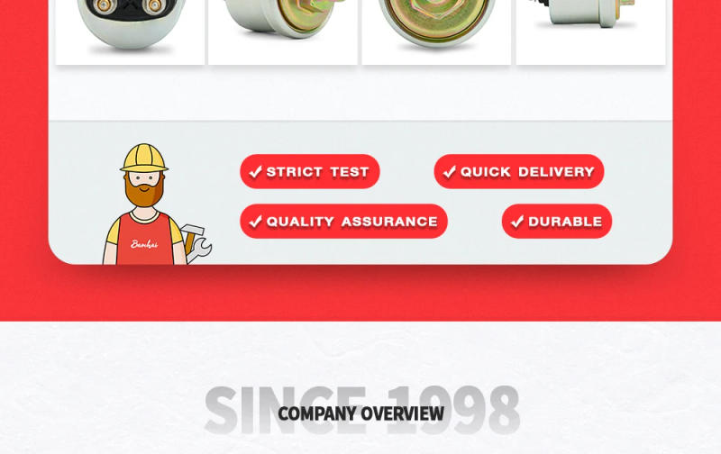 Description Picture 5 of itemBrand New 0-5bar 0-10bar M10 VDO Oil Pressure Sensor Switch Match With VDO Oil Pressure Gauge Diesel Generator Accessories