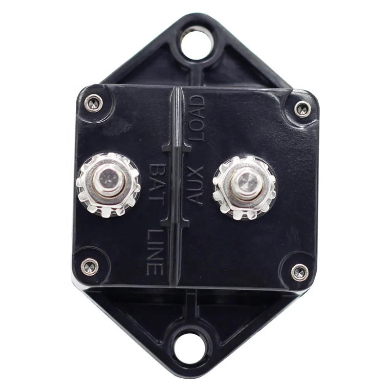 Description Picture 6 of item100A 150A 200A 300A Amp Car Auto Audio Marine Boat Waterproof DC Motor Operator Fuse Holder Circuit Breaker