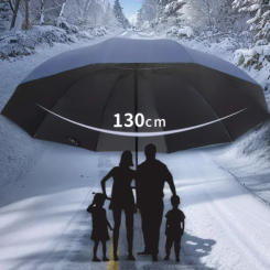 Oversized Folding Umbrella Windproof Waterproof Large Sun Rain Travel Family Use Umbrella Brand