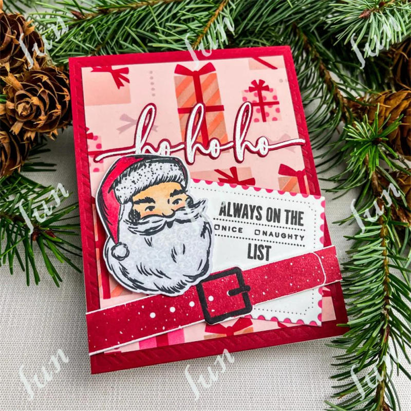 Description Picture 4 of itemStitched Gingerbreadman Cutting Dies Christmas Laurel Hot Foil Plates and Dies DIY Postage Stamps Stencils Template Scrapbooking