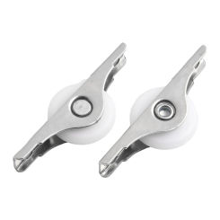 Accessory Set Scroll Wheel Sliding Window Pulley Door Hardware Home Kitchen Nylon Plastic+stainless Steel Single