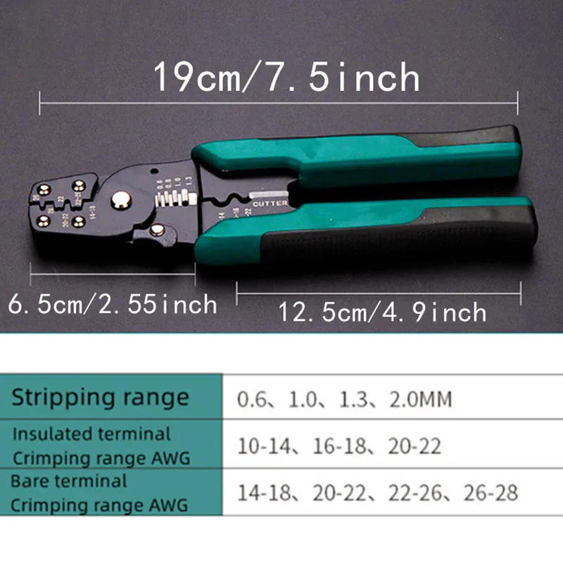 Description Picture 4 of itemBoxed Crimp Terminal,Electrical Connector,U/O Shaped,Splicing Termination 2.8/4.8/6.3mm,Wire Connector,Cable Termination Pliers