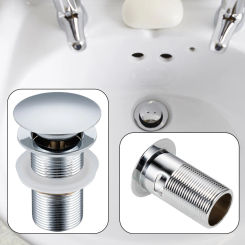 Pop Up Drain Button Anti Clogging Bathroom Sink Plug Drainer Anti-Leakage Siphon Waste Stopper Bathroom Faucet Accessories
