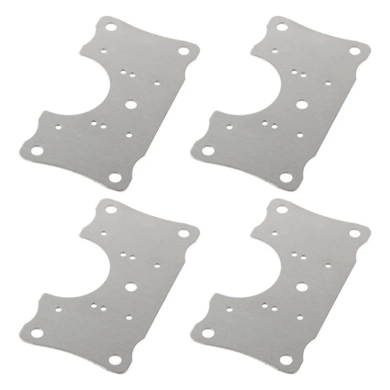 Description Picture 2 of item4 Pack Hinge Repair Plate Stainless Steel Hinge Tools Cabinet Hinge Repair Plate Furniture Door Hinge Accessories