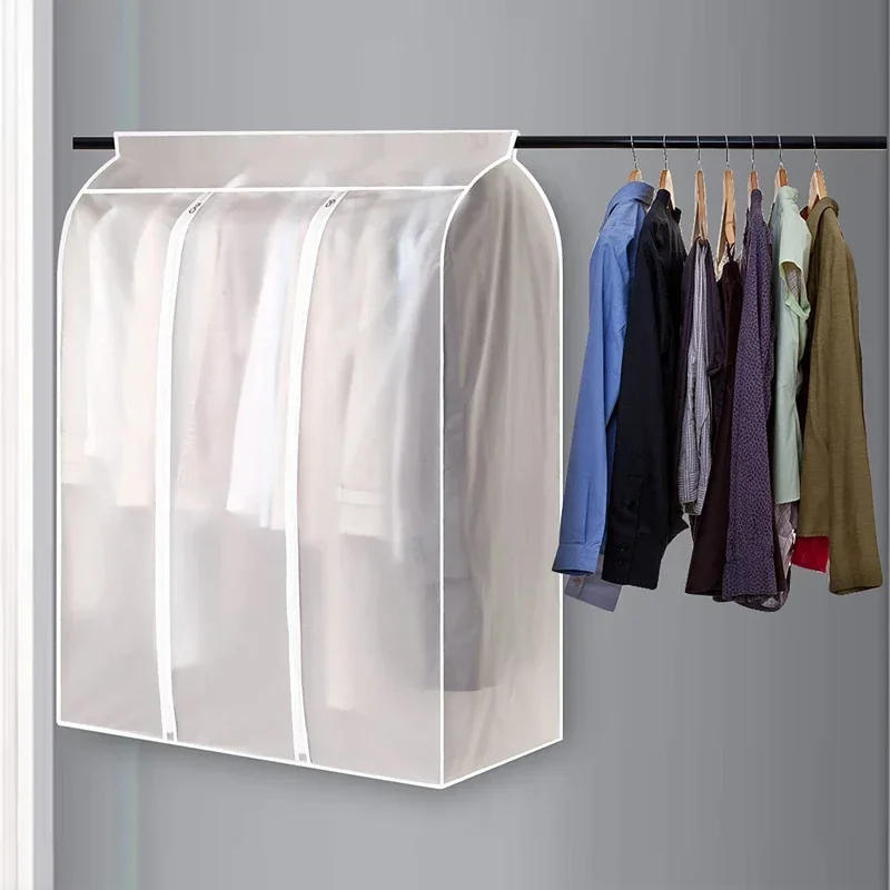 Description Picture 5 of item3D Large Clothes Dustproof Cover Garment Suit Dress Coat Waterproof Clothing Protector Hanging Organizer Wardrobe Storage Bag