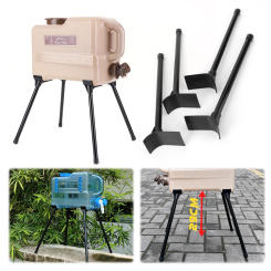 Folding Cooler Stand Frame Strong Load Bearing Foldable Ice Box Holder Detachable Cooler Luggage Rack for Outdoor Camping Hiking