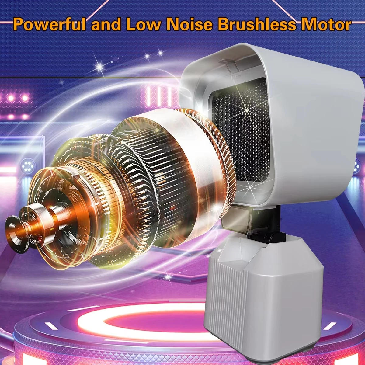 Description Picture 6 of itemHood Portable Kitchen Fume Extractor Ductless Range Hood 2 Speed Black And White 12v /12w