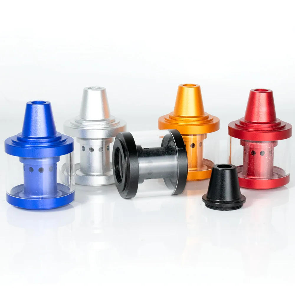 Description Picture 3 of item1pcs Aluminum Alloy Oil Molasses Catcher  Shisha Filter Transparent  Hookah Oil Collector Airflow Smoother Smoke Accesoires