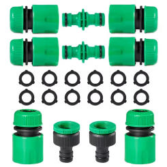 Garden Watering Hose ABS Quick Connector 1/2†End Double Male Hose Coupling Joint Adapter Extender Set For Hose Pipe Tube