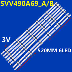 LED Strip VES490UNYL-2D-N01 SVV490A69_A B VES490QNYS-2D-N01 N02 N03 17DB49V17B For 49V5863DG 49UD8400 LC490DUY SH A1 LSC490FN02