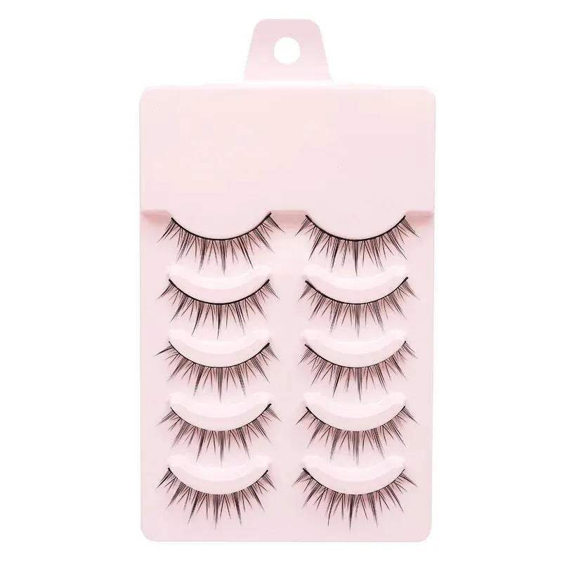 Description Picture 5 of item5Pairs Little Devil False Lashes Natural Fake Eyelashes Fluffy Soft Daily COS Full Strip Lashes Band