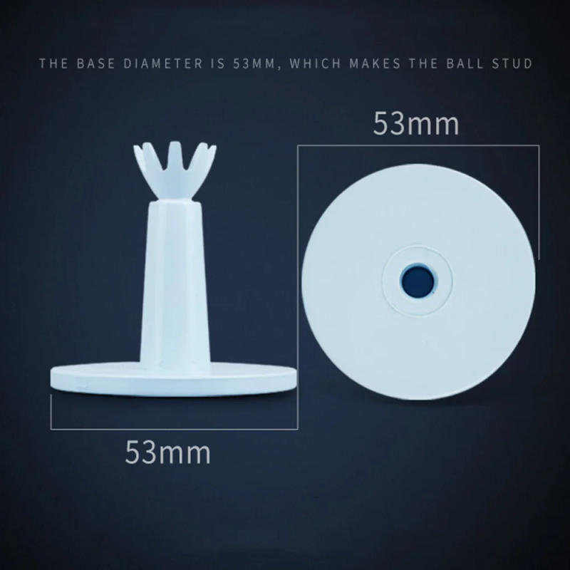 Description Picture 6 of item2pcs Golf Ball Tee Set, White Plastic Durable Soft Rubber Bendable Golf Tees Holder, Adjustable Height Practice Tees