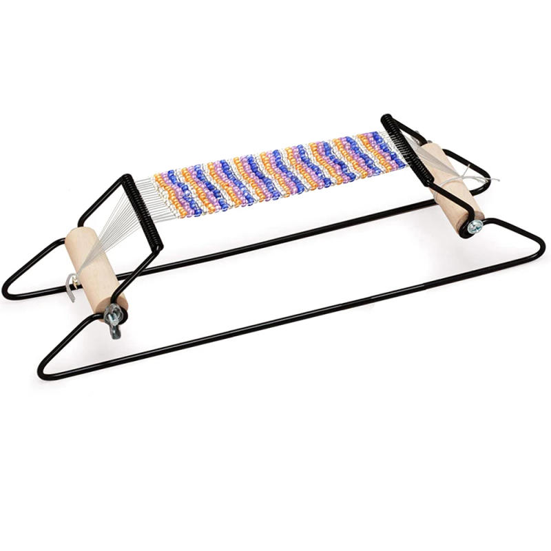 Description Picture 2 of itemMetal Bead Loom Kit Weaving Beading Loom for Jewelry Bracelet DIY Knitting Machine Creative Handmade Beads Knitting Tool