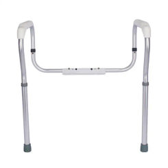 Toilet Rails Multiusage Bathroom Safety Frame Adjustable Easy Assembly Anti Slip Toilet Grab Bar With Handle home supplies